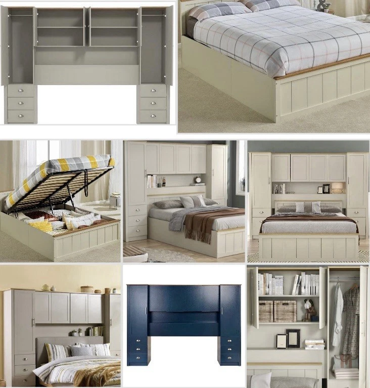 Lancaster Overbed Storage Unit Wardrobe Double Ott